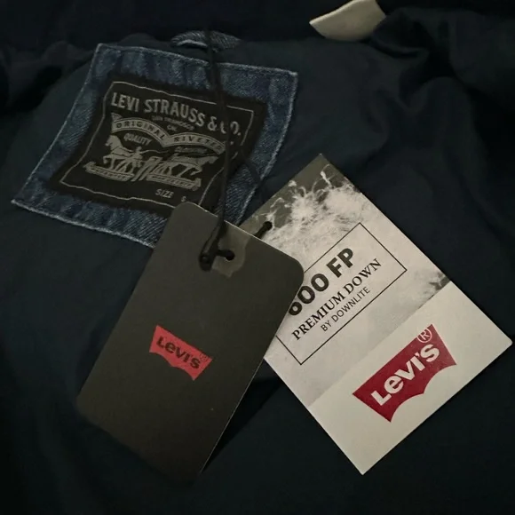 Levi's Denim Puffer Jacket - Picture 5 of 6